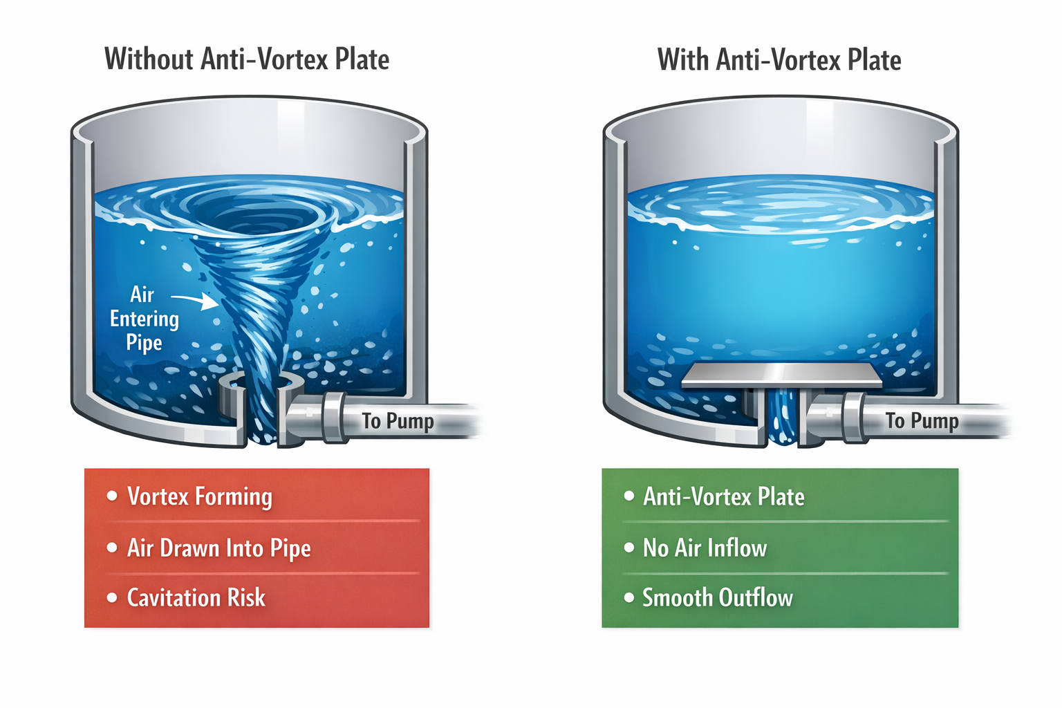 Anti-Vortex Plate: Importance in Storage Tanks