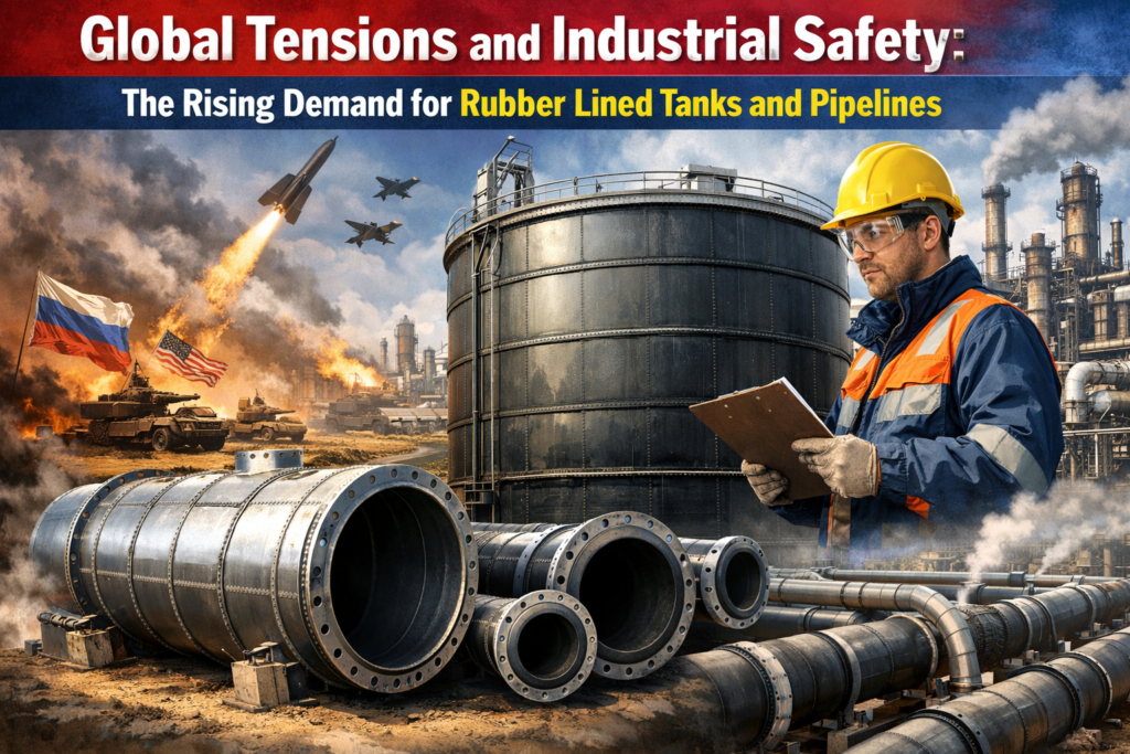Global Tensions Driving Demand for Rubber-Lined Tanks & Pipelines in Industries: Market Analysis
