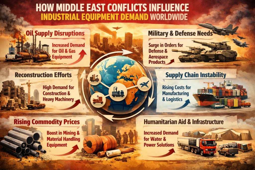 How Middle East Conflicts Influence Industrial Equipment Demand Worldwide