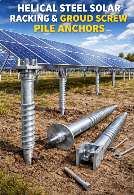 Helical Steel Solar Racking & Ground Screw Pile Anchors: A Complete Guide for Modern Solar Installations