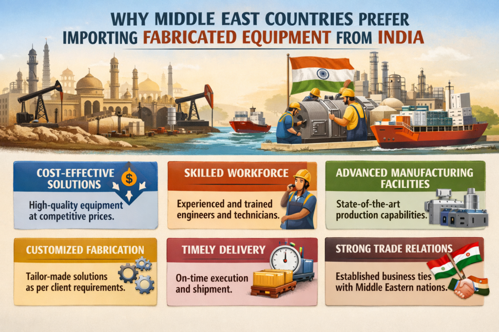 Why Middle East Countries Prefer Importing Fabricated Equipment from India