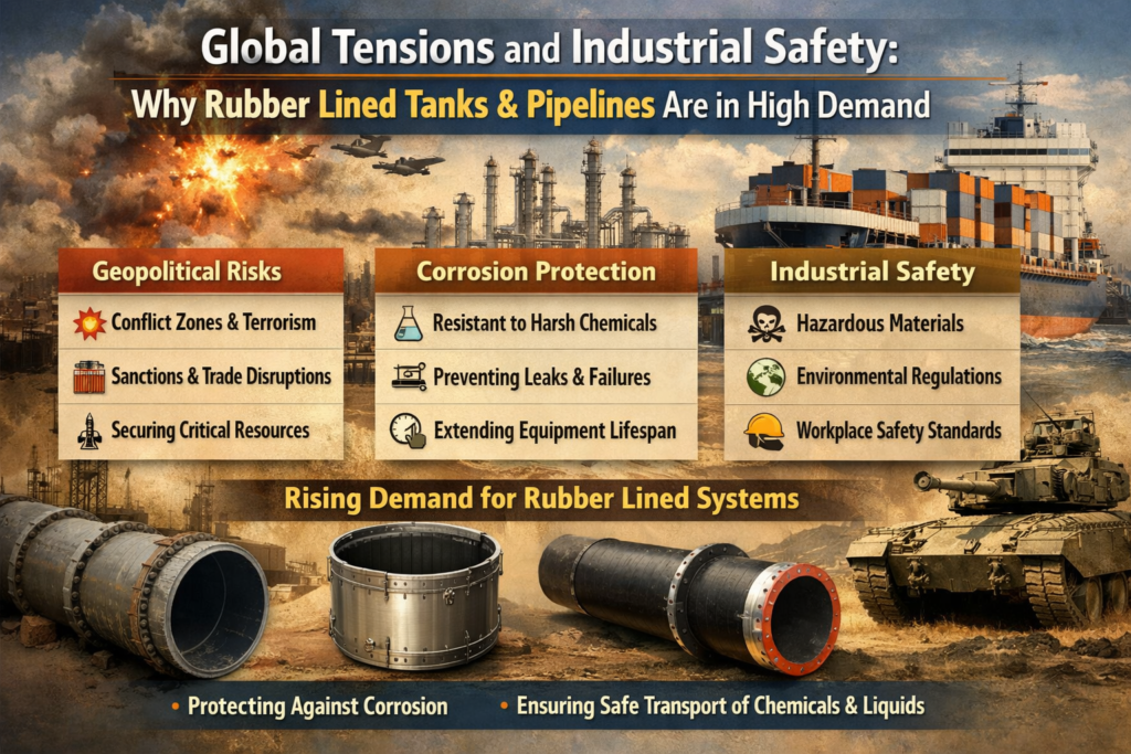 Global Tensions and Industrial Safety: Why Rubber-Lined Tanks & Pipelines Are in High Demand