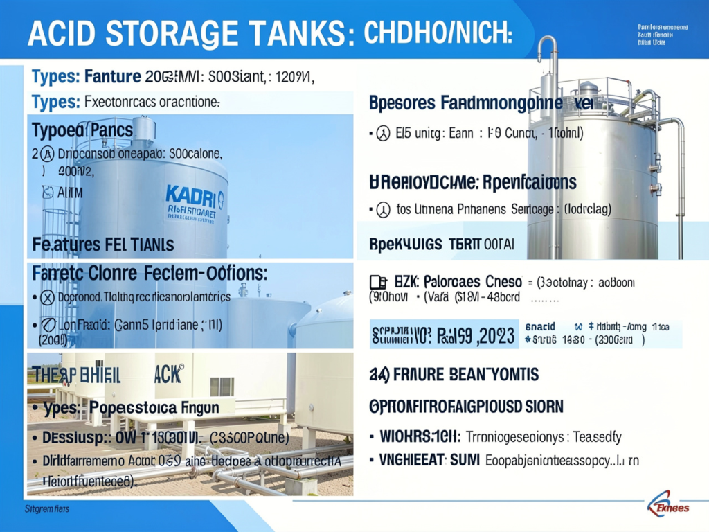 Acid Storage Tanks: Types, Features, and Specifications