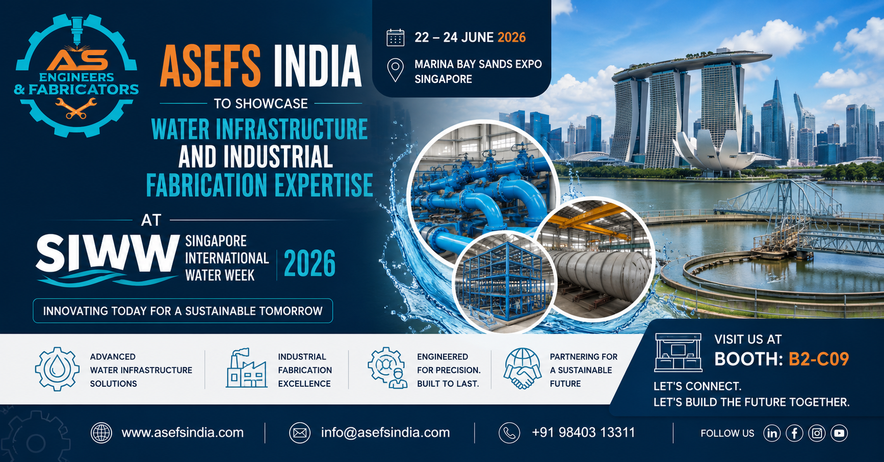 ASEFS India at SIWW 2026 Singapore | Water Solutions