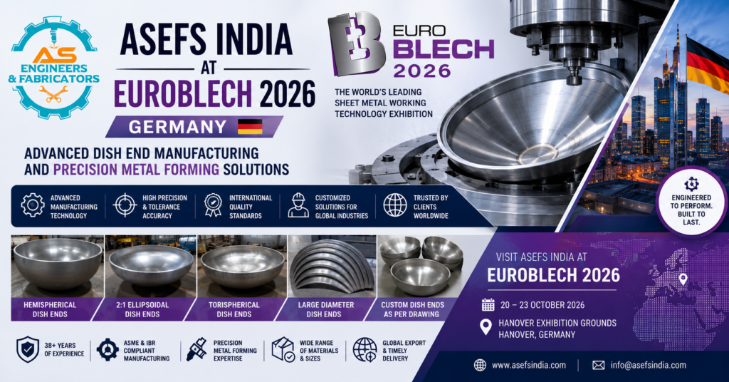 ASEFS India at EuroBLECH 2026, Germany: Advanced Dish End Manufacturing and Precision Metal Forming Solutions