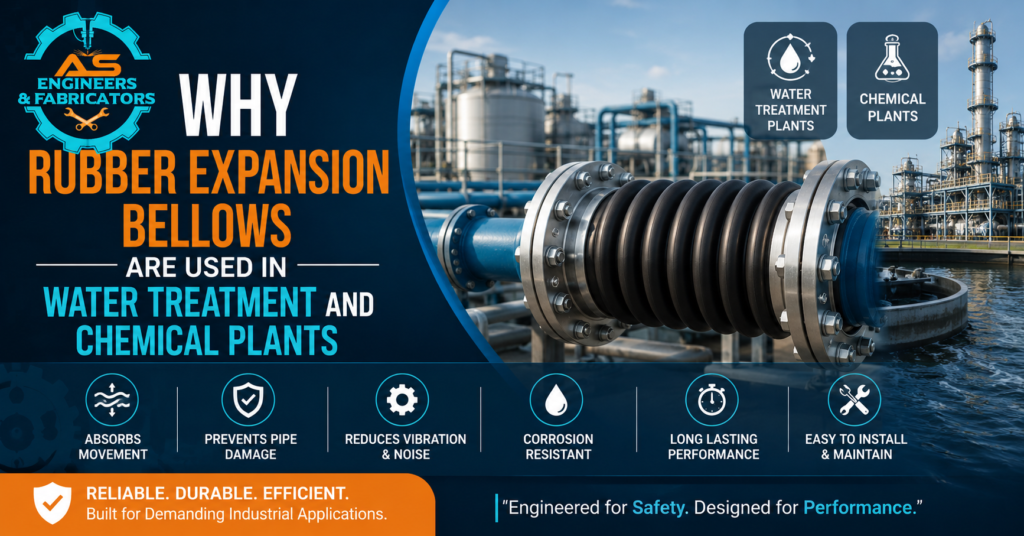 Why Rubber Expansion Bellows Are Used in Water Treatment and Chemical Plants