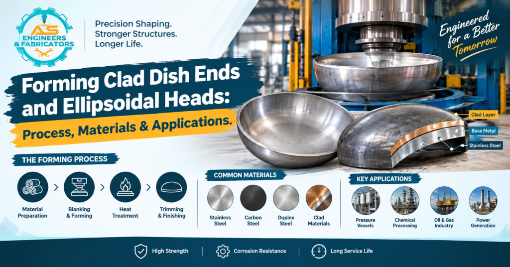 Forming Clad Dish Ends and Ellipsoidal Heads: Process, Materials & Applications