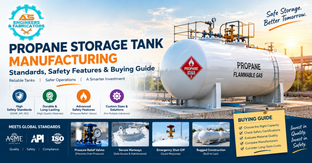 Propane Storage Tank Manufacturing: Standards, Safety Features & Buying Guide