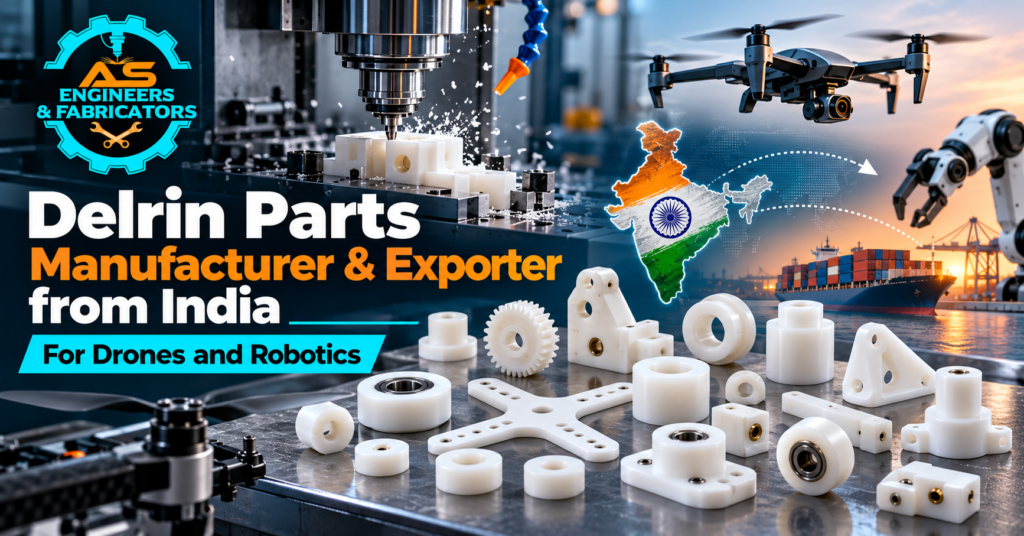Delrin Parts Manufacturer & Exporter from India for Drones and Robotics